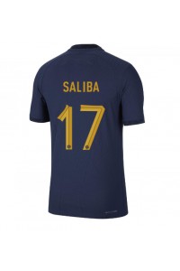 Frankrijk William Saliba #17 Voetbaltruitje Thuis tenue WK 2022 Korte Mouw